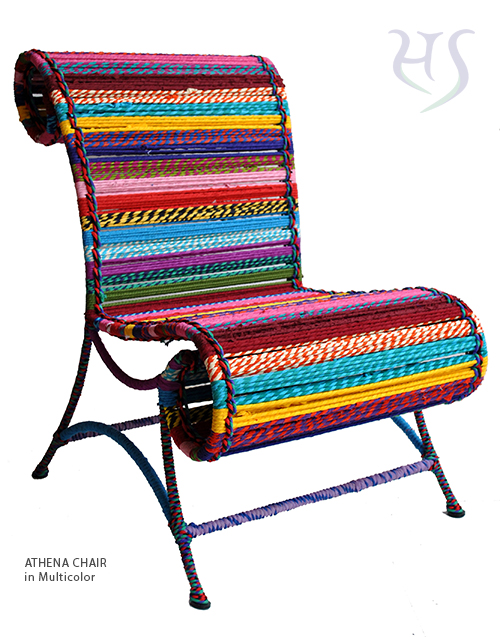 Multicolor Athena Chair - by Sahil & Sarthak